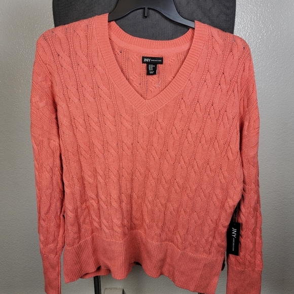 Jones New York Sweaters - Jones‎ New York Women's V Neck Knit Sweater Size XL